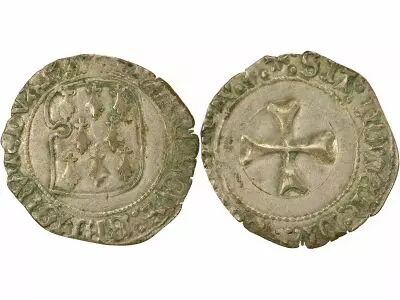 Fran�ois II - Blanc with Shield - 1458 / 1488 R Rennes