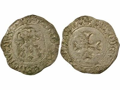 Fran�ois II - Blanc with Shield - 1458 / 1488 R Rennes
