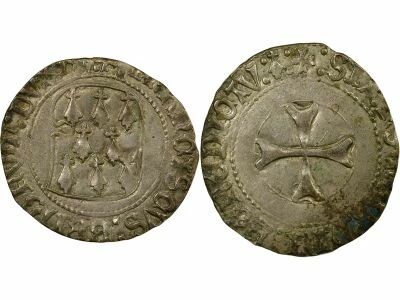 Fran�ois II - Blanc with Shield - 1458 / 1488 R Rennes
