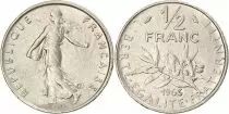 Frankreich &frac12; franc Semeuse - 1966