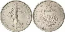 Frankreich &frac12; franc Semeuse - 1972
