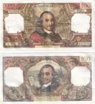 Frankreich  100 Francs - Corneille -03-06-1976 - Serial F.974