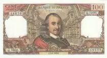 Frankreich  100 Francs - Corneille -05-08-1976 - Serial Q.1000