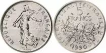 Frankreich  5 Francs Woman sowing seed - 1990
