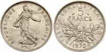 Frankreich  5 Francs Woman sowing seed - KM.926a - 1970