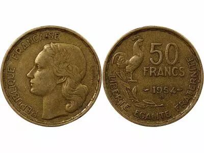 Frankreich  GUIRAUD - 50 FRANCS 1954 B BEAUMONT LE ROGER