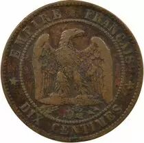Frankreich  Napoleon III - 10 Cents 1855 D Lyon - Anchor