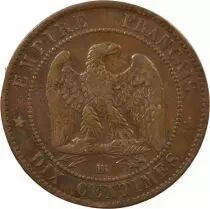 Frankreich  Napoleon III - 10 Cents 1861 BB Strasbourg
