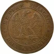 Frankreich  Napol&eacute;on III - 2 Cents 1861 K Bordeaux