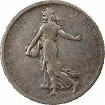 Frankreich  Sower - 1 Silver Franc - 1904 Paris