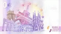 Frankreich 0 Euro 2017 - Charles de Gaulle - Touristic banknote
