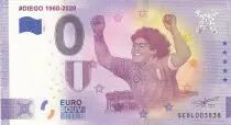 Frankreich 0 Euro Souvenir - #Diego 1960-2020 - 2021