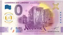 Frankreich 0 Euro Souvenir - Carri&egrave;res Lumi&egrave;res - MONET  - Anniversary 10 years- 2025