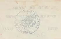 Frankreich 0.50 cents - City of Wassy - October 1915