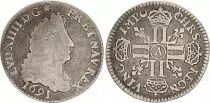 Frankreich 1/12 Ecu Louis XIV with 8 L - A Paris - Silver