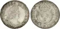 Frankreich 1/2 Ecu Louis XIV aux palmes - 1697 H La Rochelle