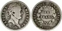 Frankreich 1/2 Franc- Napoleon I - 1808  W Lille - Silver
