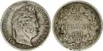 Frankreich 1/2 Franc Louis-Philippe 1er - 1831 B Rouen - Silver