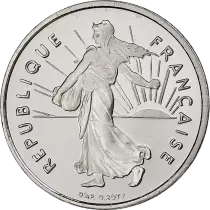 Frankreich 1/2 franc Sower - 1998 - Proof