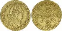 Frankreich 1/2 Louis d\'or, Louis XIV (1643-1715) 4 L - C Caen - 1695 - Gold