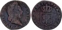 Frankreich 1/2 Sol - Louis XV with the old head - 1769 - D Lyon