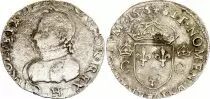 Frankreich 1/2 Teston, Charles IX - Armos 1575 H La Rochelle - Silver