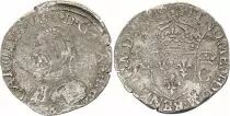 Frankreich 1/2 Teston, Charles IX - Arms 1566 & Aix en Provence - Silver - Mintage Tirage 1887 ex - Scarce