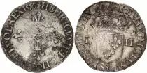 Frankreich 1/4 Ecu Henri III - 1587 - Rennes (9) - Silver