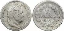 Frankreich 1/4 Franc Louis Philippe I - 1844 A Paris - Silver