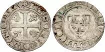 Frankreich 1 Blanc Gu&eacute;nar, Charles VI - ND (1380-1422) - various dates and mintmark