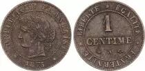 Frankreich 1 Centime Ceres - 1875 A Paris