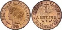 Frankreich 1 Centime Ceres - 1890 A Paris - Beam