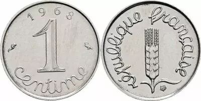 Frankreich 1 Centime Epi - 1968