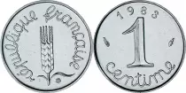 Frankreich 1 Centime Epi - 1983