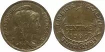 Frankreich 1 Centime Liberty head - 1900 Scarce !