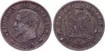 Frankreich 1 Centimes Napoleon III - Nude Head - 1855 D Lyon - Anchor