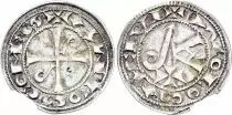 Frankreich 1 Denier, Comt&eacute; de Toulouse - Alphonse Jourdain (1103-1148)