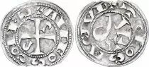 Frankreich 1 Denier, Comt&eacute; de Toulouse - Alphonse Jourdain (1103-1148)