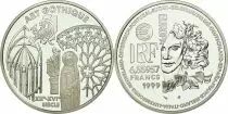 Frankreich 1 Euro - 6,55957 Francs - Gothic art - 1999 - Silver - without certificat