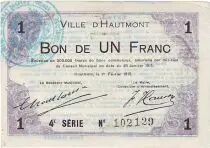 Frankreich 1 F Hautmont