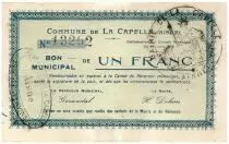 Frankreich 1 F La Capelle City - 1915