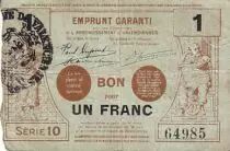 Frankreich 1 F Valenciennes