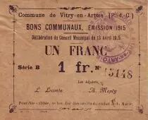 Frankreich 1 F Vitry-En-Artois