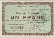 Frankreich 1 F Wallers-Trelon Bon de monnaie