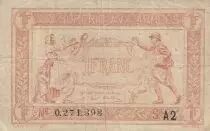Frankreich 1 franc - Armed Forces Treasury - Serial 0.271.393 A2 - 1917