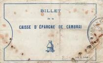 Frankreich 1 Franc - Cambrai Savings Bank - Serial A2