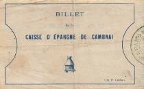 Frankreich 1 Franc - Cambrai Savings Bank - Serial C