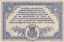 Frankreich 1 Franc - Chamber of Commerce - Corr&egrave;ze - 1915