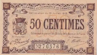 Frankreich 1 Franc - Chamber of Commerce - Moulins et Lapalisse - 12-05-1916 - S�rie J 110
