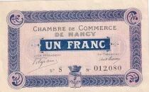 Frankreich 1 Franc - Chamber of Commerce - Nancy - 09-09-1915 - S&eacute;rie S